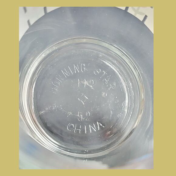 Vintage 1979 Federal Glass Picket Fence and Tulips 12 Oz Glass, Set of 4 - Picture 4 of 5